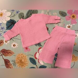 GAP Baby Pink Knit Set
